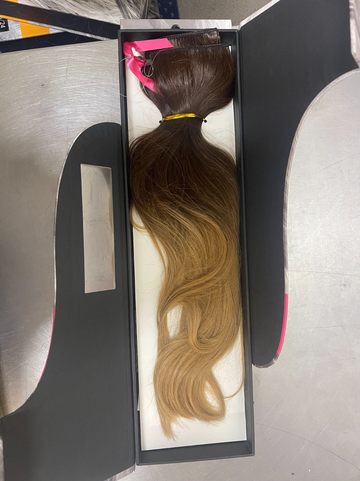 SHE Flip N Go By Shilo Hair Extension Ombre #3/18 Flip In Hair 16″-18″