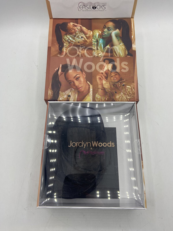 JORDYN WOODS EASILOCKS THE PONYTAIL HAIR HEATRESISTANT 22″ 120G DARK CHOCOLATE