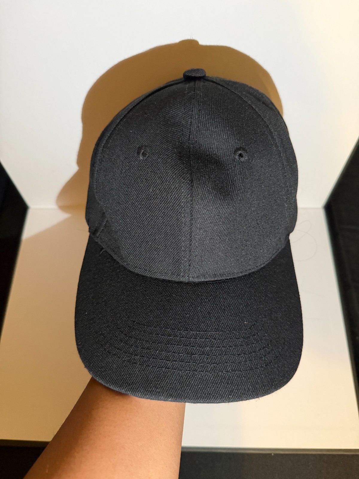 Black Hat Wig with Brown Hair | Adjustable Baseball Cap Wig | Easy Everyday