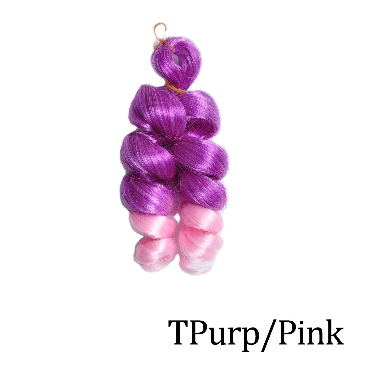 Bouncy Loose Curly Pre Stretched Braiding Hair Synthetic Easy Braid Crochet
