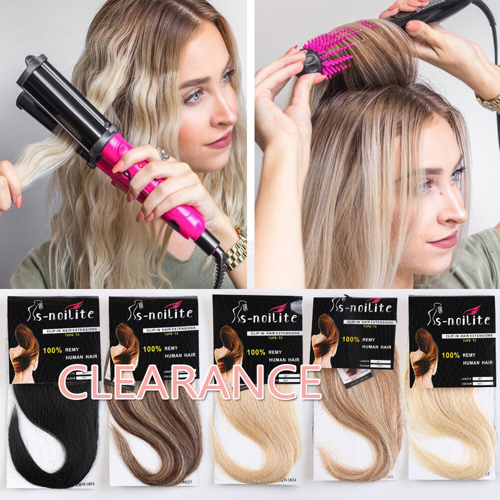 8 Pieces Clip In Real Remy Human Hair Extensions Full Head Russian Highlight US