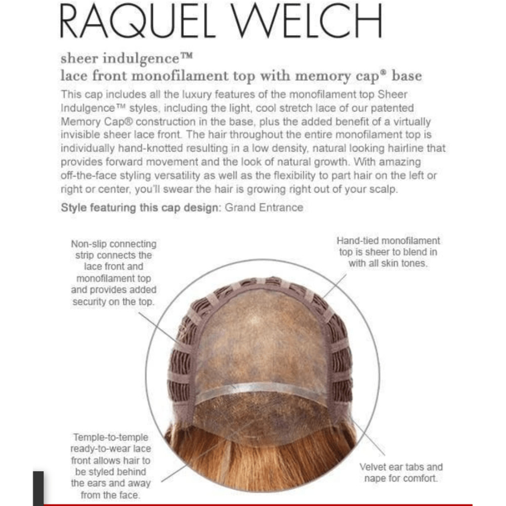 GRAND ENTRANCE – by Raquel Welch | Long Human Hair Wig