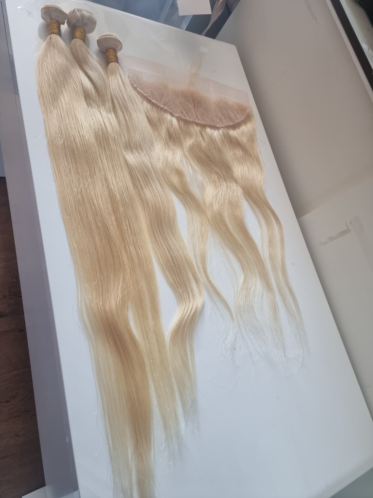 12A BRAZILIAN VIRGIN HUMAN HAIR BUNDLES 30+32+34&26INCHES 13X4 FRONTAL STRAIGHTS