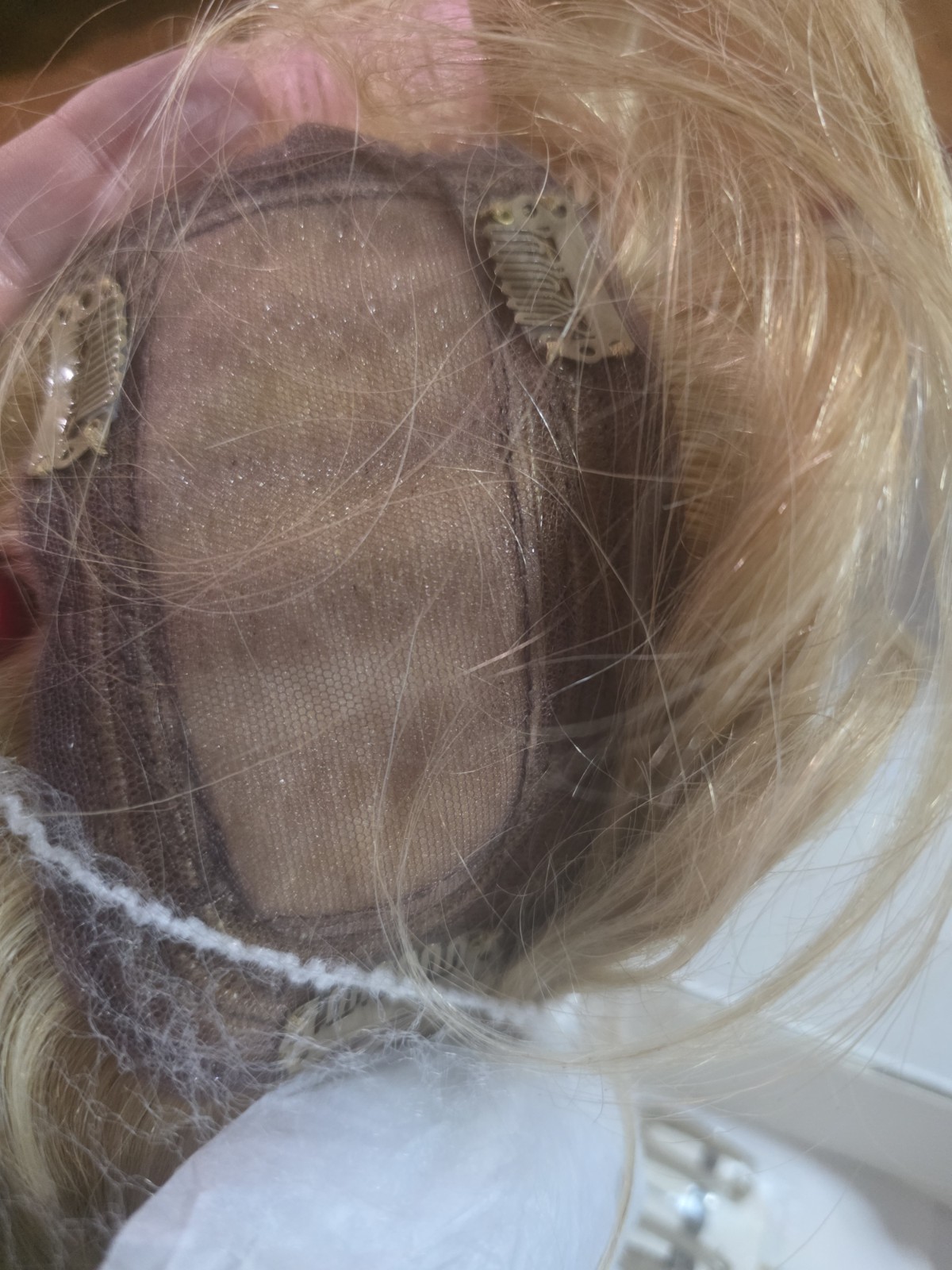 My Lady Human Hair Topper With Bangs 12″