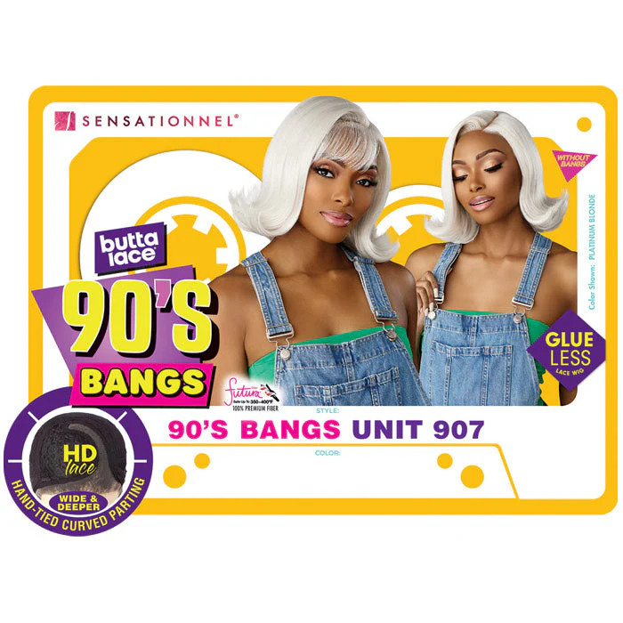 Sensationnel Butta Lace 90’s Bangs Glueless HD Lace Front Wig – UNIT 907
