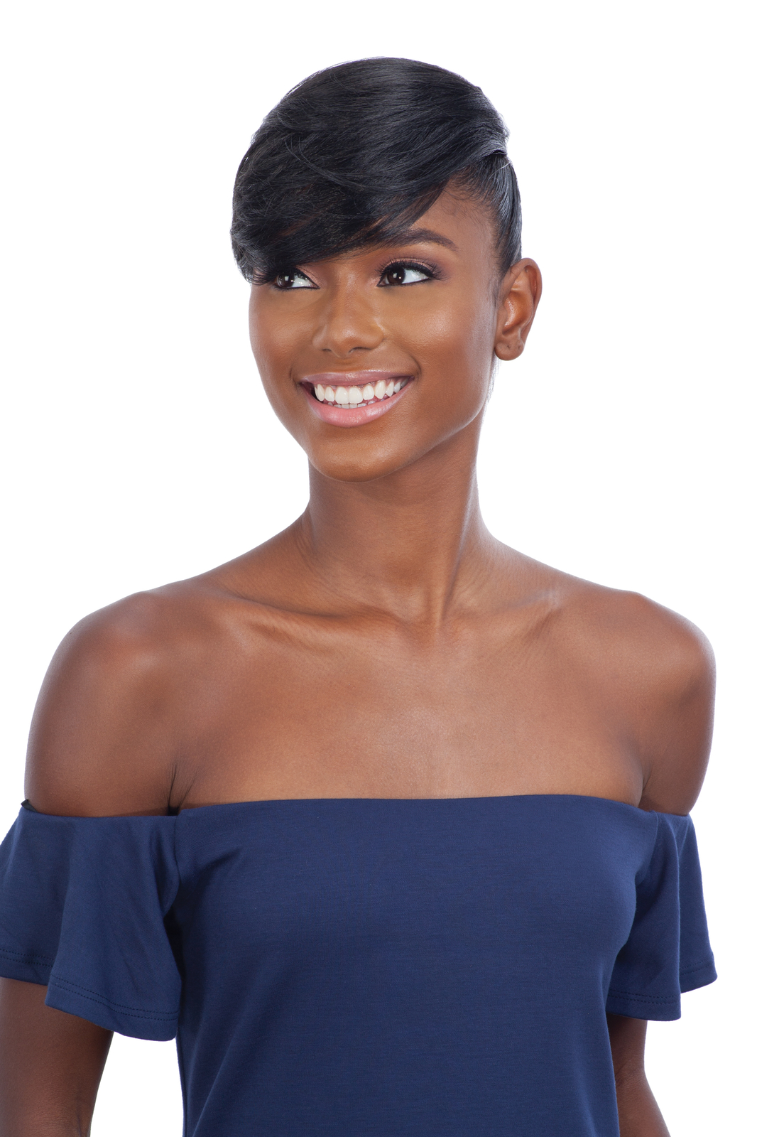 FREETRESS EQUAL SYNTHETIC CLIP-IN HAIR PIECE – EDGY SIDE BANG