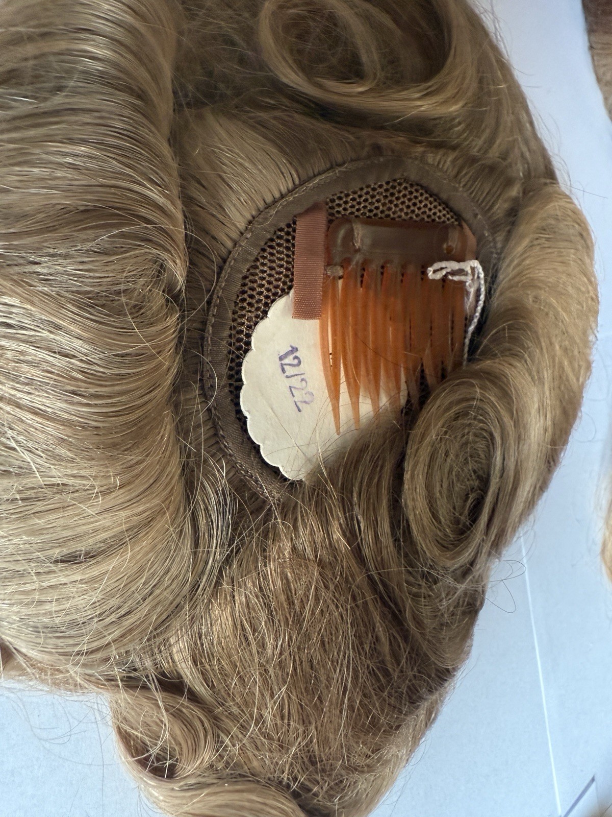 Large 100% Human Hair Wiglet Brown Hazelnut Curly Thick Indian Extension Clip