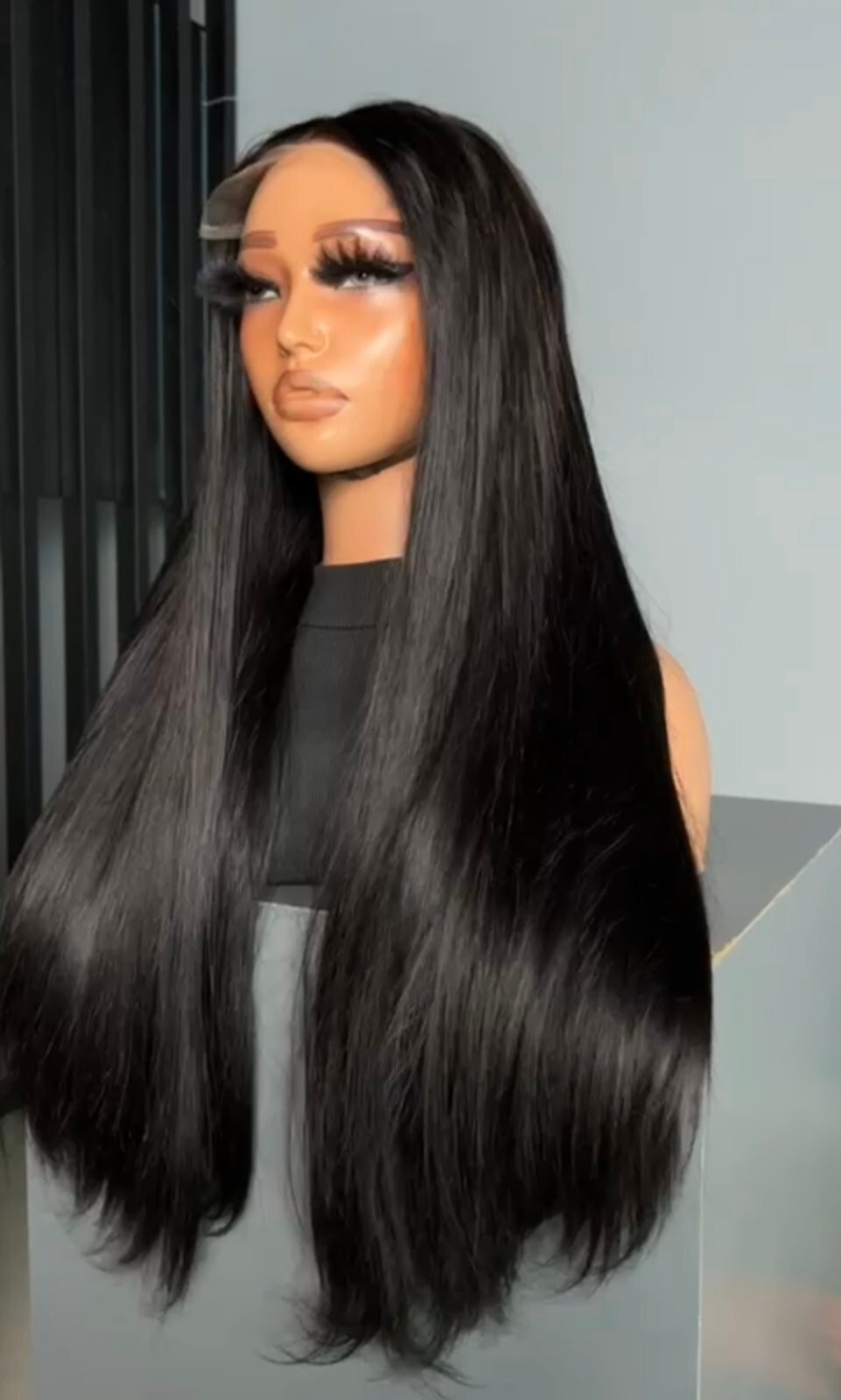100% Human Hair, 5×5 HD Lace Closure Wig, SDD, Straight, 250% density