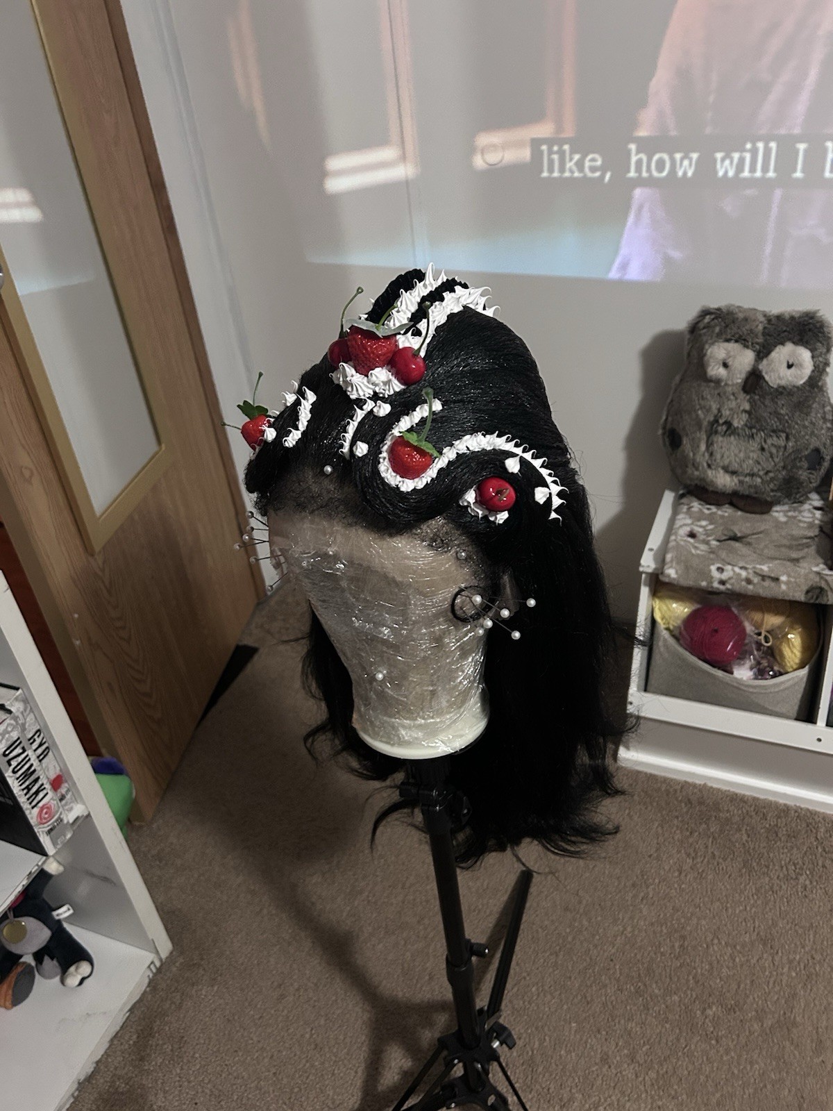 Black Drag Queen Costume Lace Front Cosplay Wig