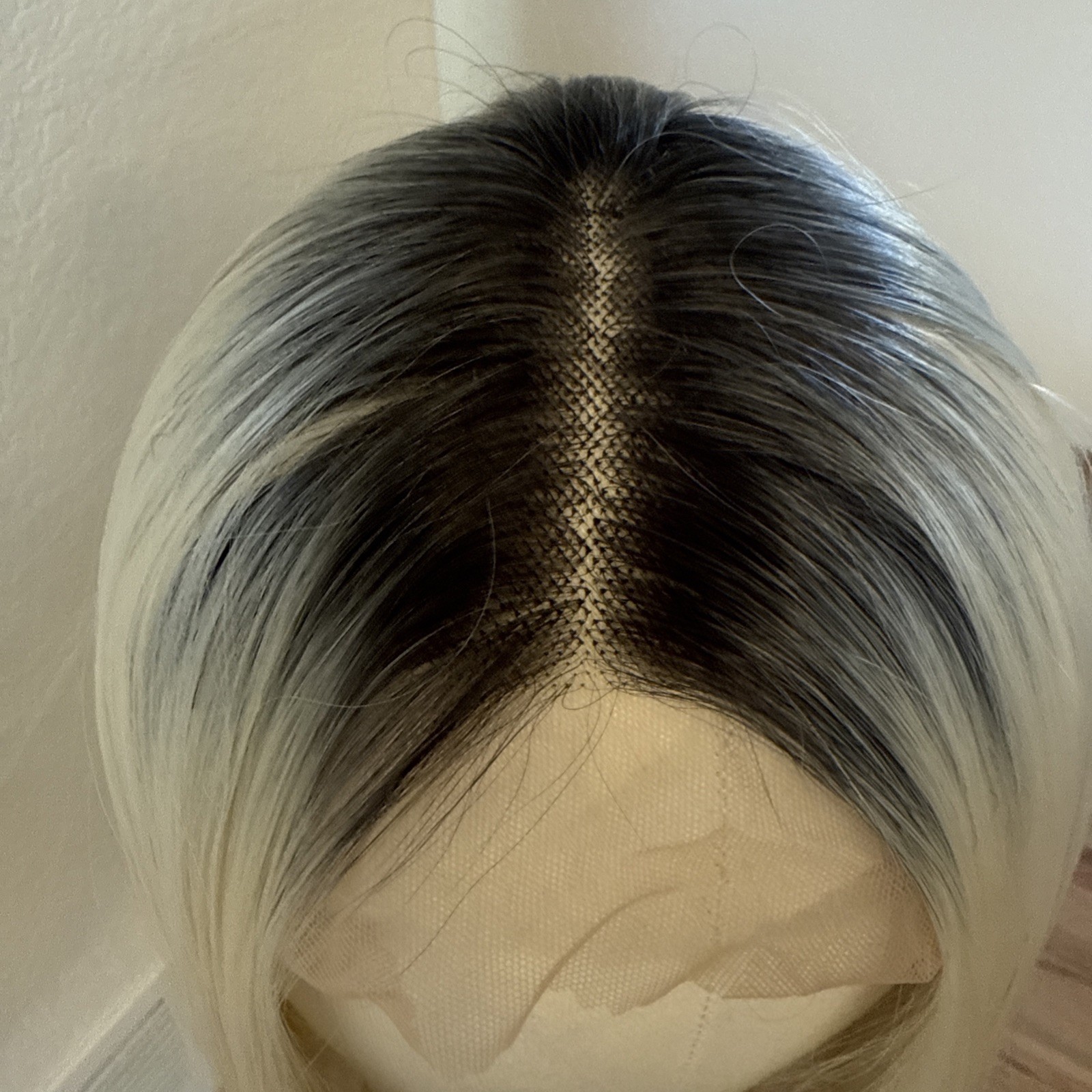 New | Bellami Leyla Synthetic Wig | 15inch | 230g Lace Front New Tags 17 Rooted