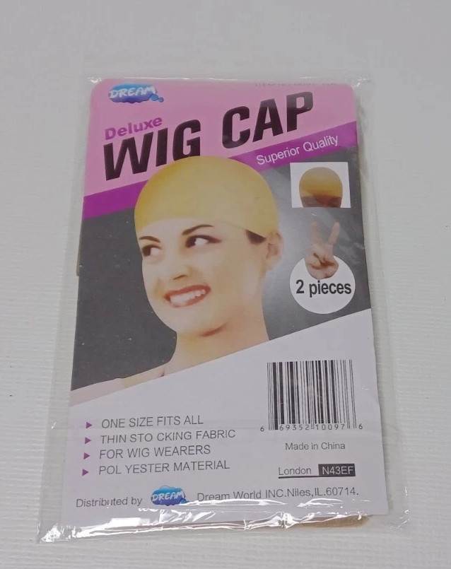 DREAM Deluxe Wig Cap 2 pc Item Number 0097 NA Natural Beige One Size Fits All