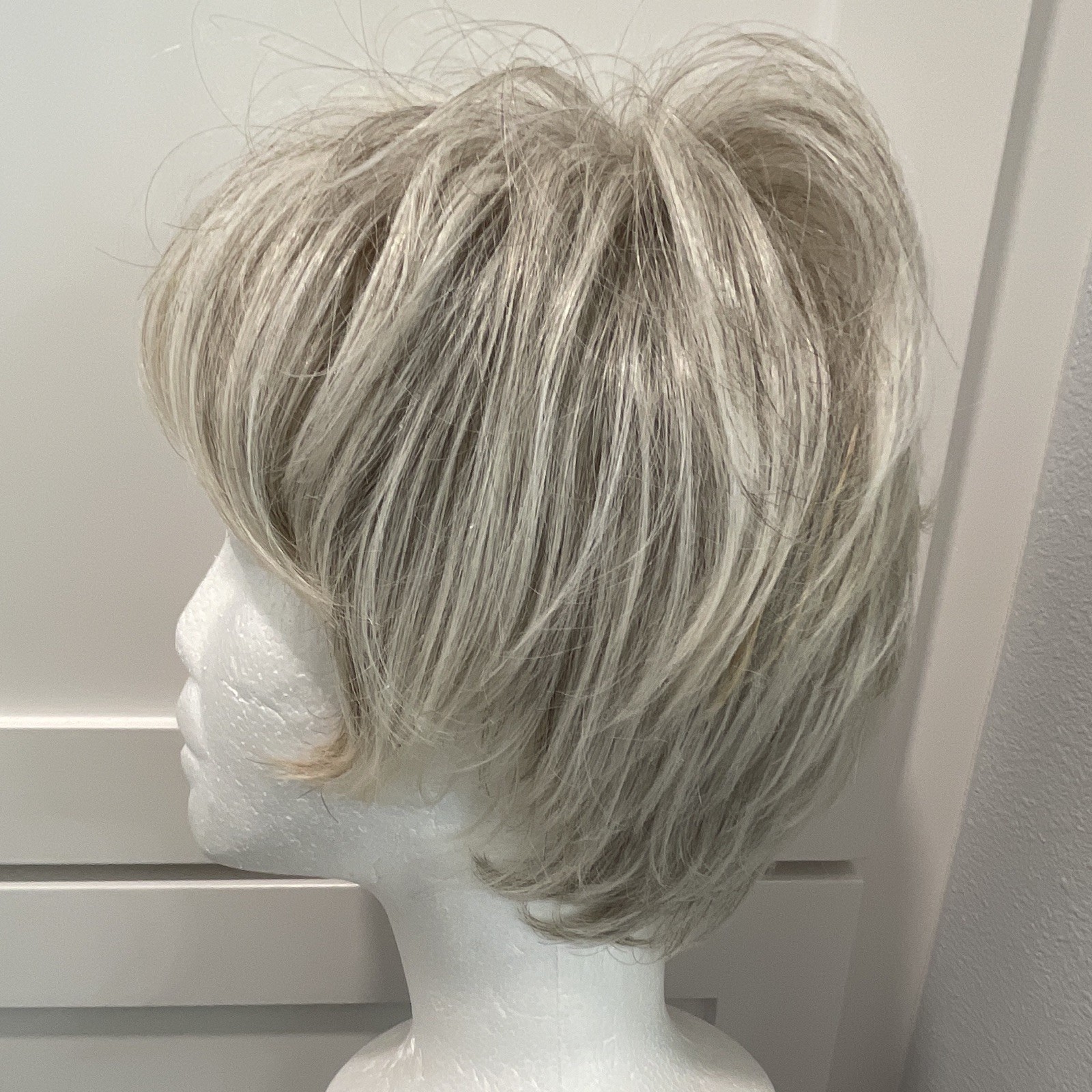 Raquel Welch Synthetic Short Layered Wig Gray/Silver
