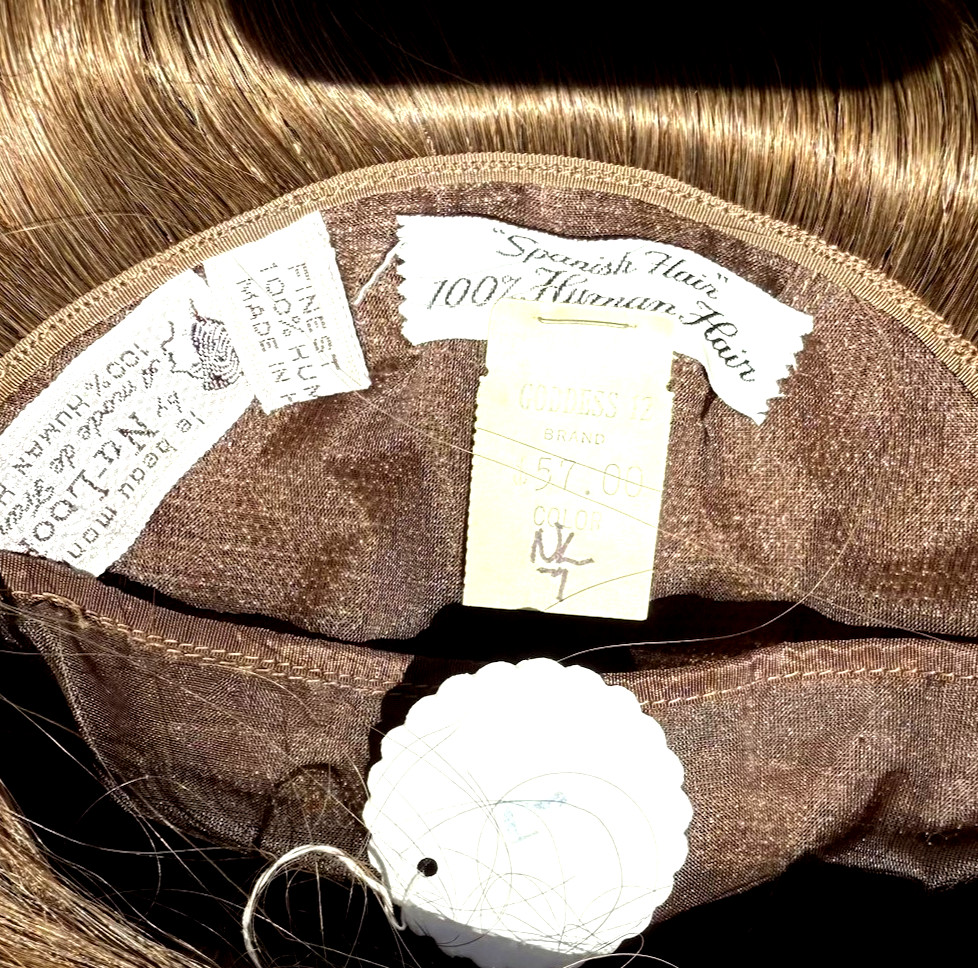 Vintage 100% Human Hair Fall from the 1970’s-#18 Ash Brown *Special Purchase NWT