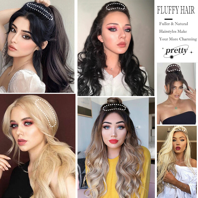 2pcs Elegant Invisible Hair Volume Clip Multi-Use Fluffy Hair Pad for All Styles