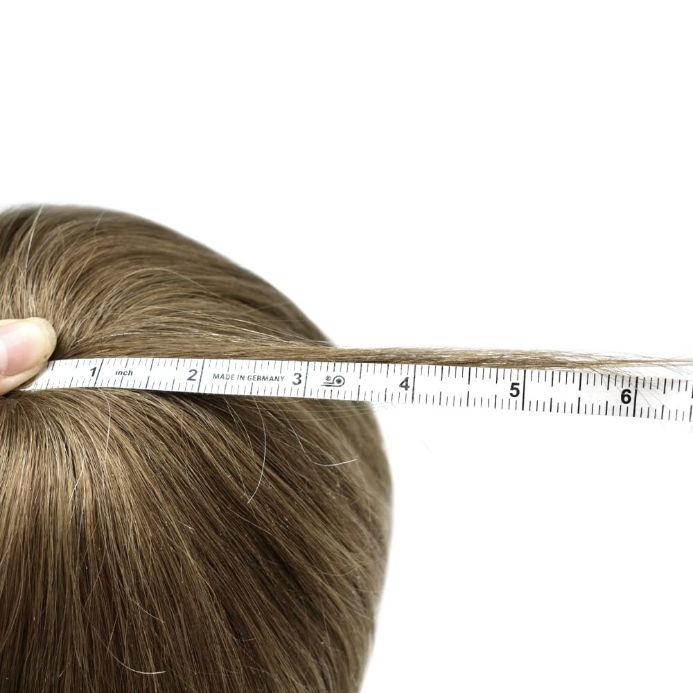 Men Replacement Hair System Full Poly Thin Skin Mens Toupee Hairpiece US