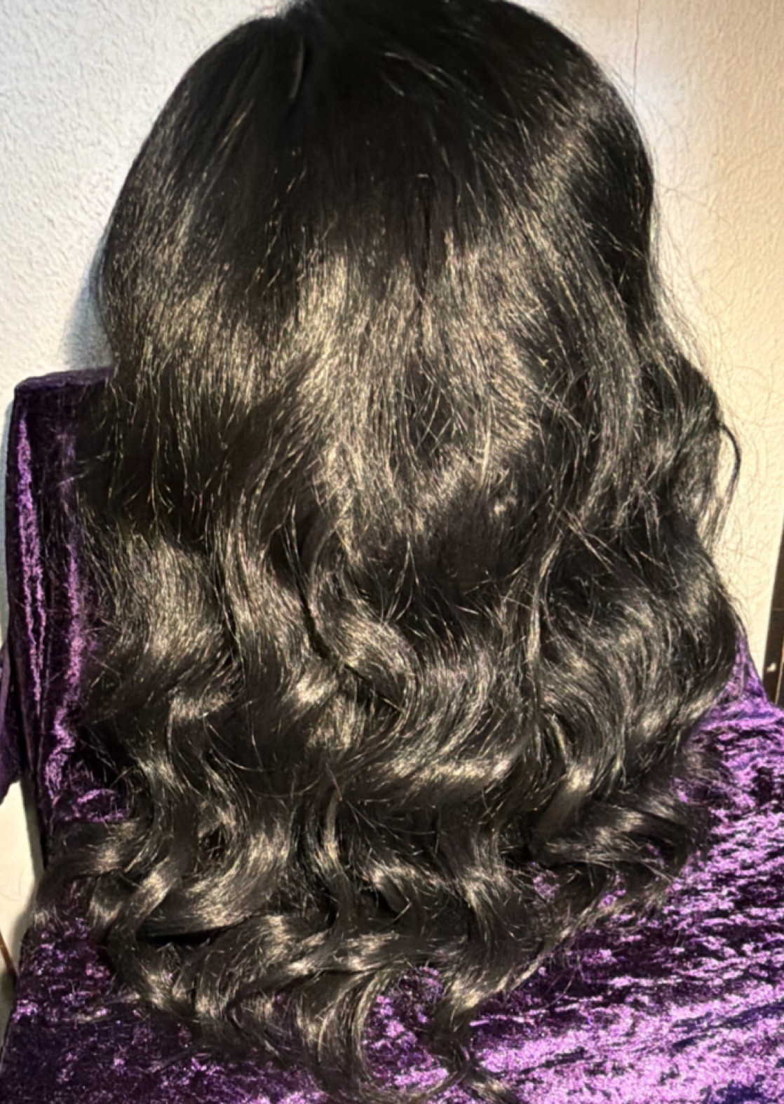 Black Lace Front Body Wave Wig Women Part Wavy Adjustable Strap One Size