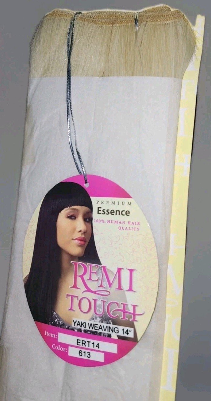 Remi Touch Yaki Weave Human Hair Quality 10” 12” 14” Straight Colors 1 1B 613