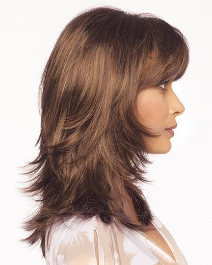 Petite Nadia Wig by Envy | Mono Part Hand Tied Layered Synthetic Wig