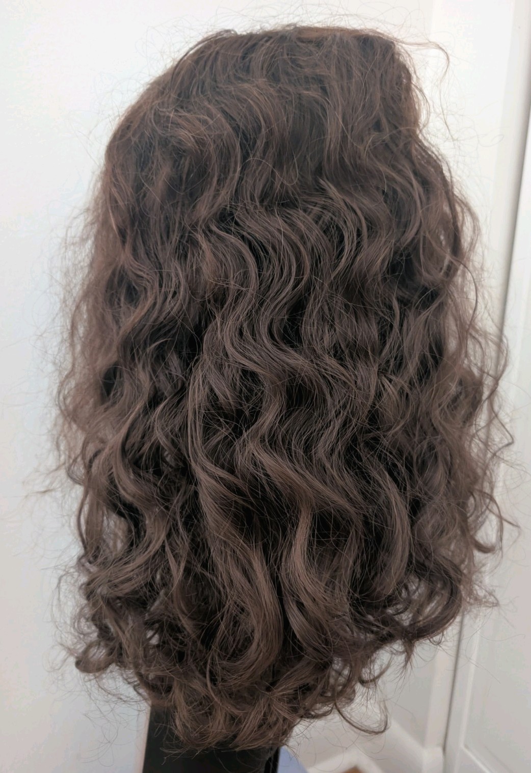 Women’s Human Hair 24 Chocolate Brown Lace Front Deep Wave with Baby Hair 13×4