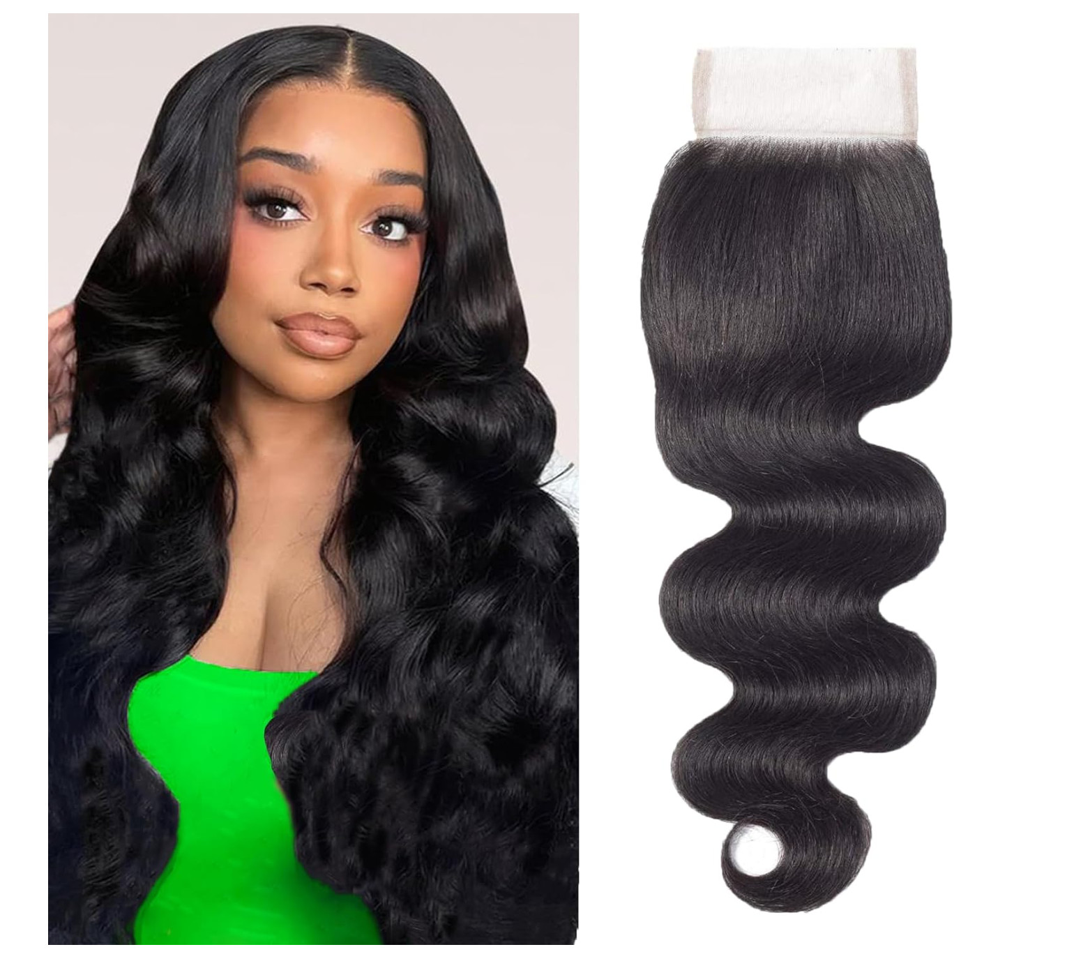 4×4 Human Hair Lace Closure Body Wave HD Lace Closure 14 Inch