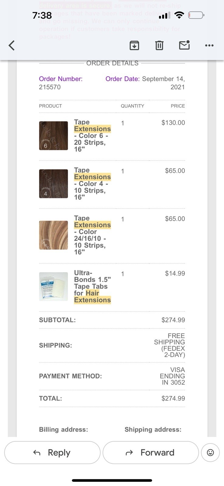 Hair Extensions With L & B Ultra Bond 1.5 Inch See Order Form With Colors