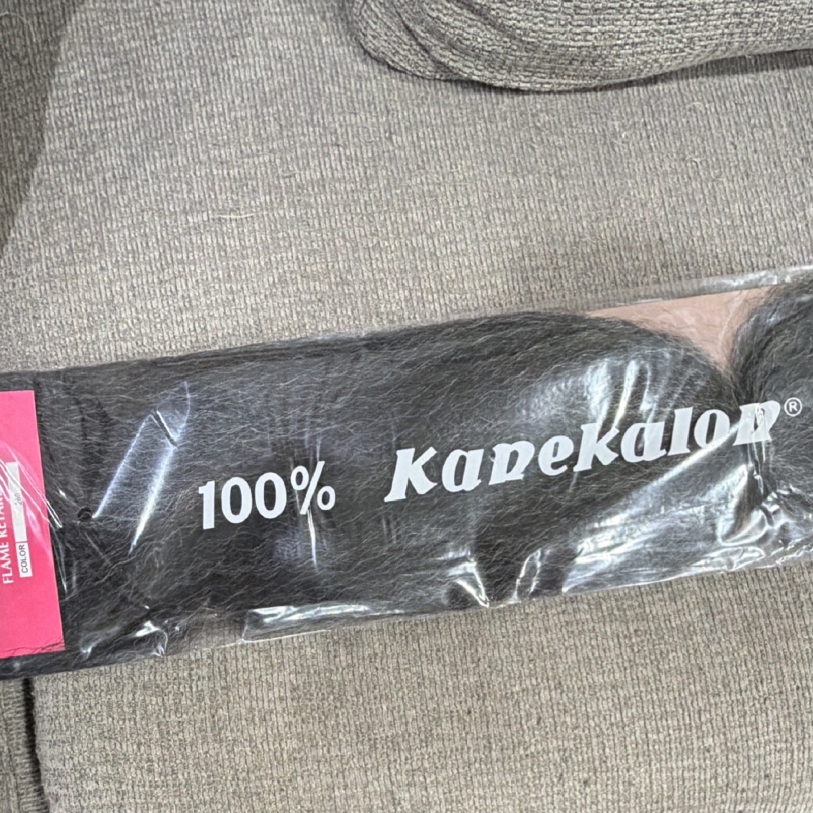 Kanekalon Super Jumbo Silky Braid Flame Retardant Black Hair 280