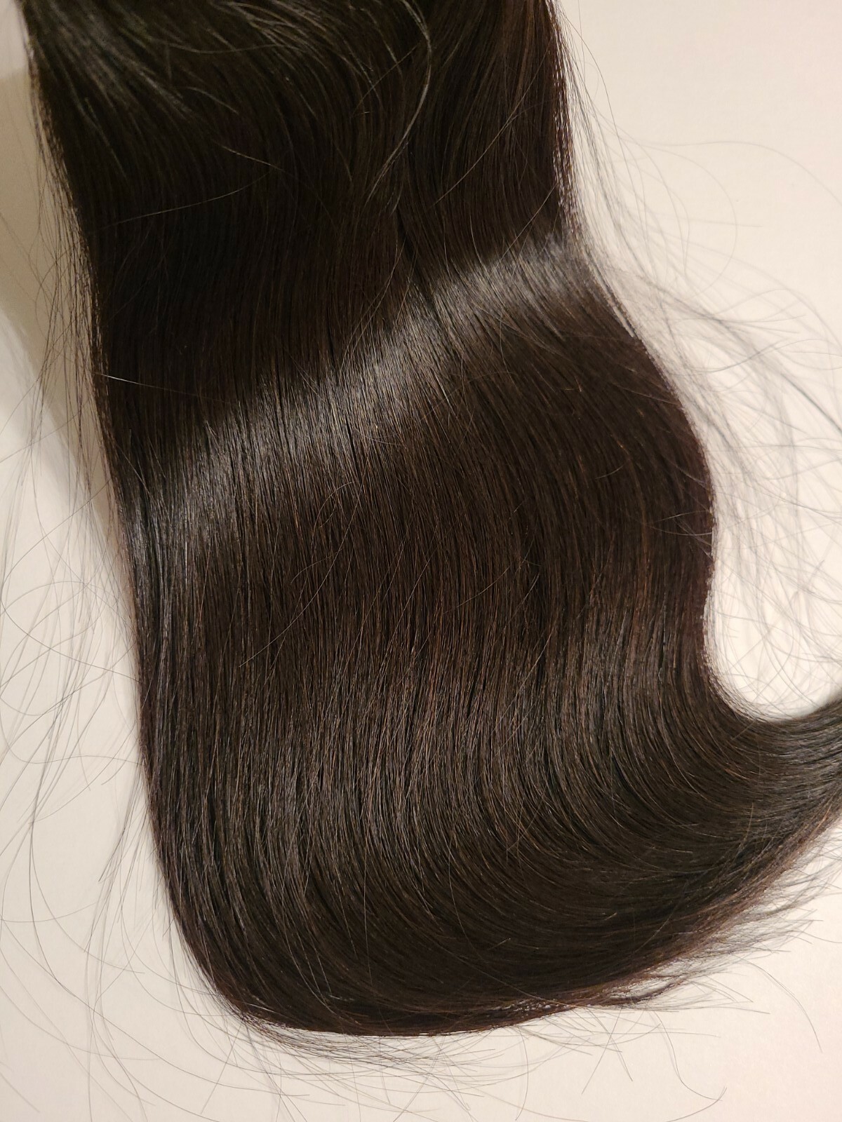 Human Hair 14″ Silky Straight #1B-( VIRGIN) Hair Bundle Made In INDONESIA