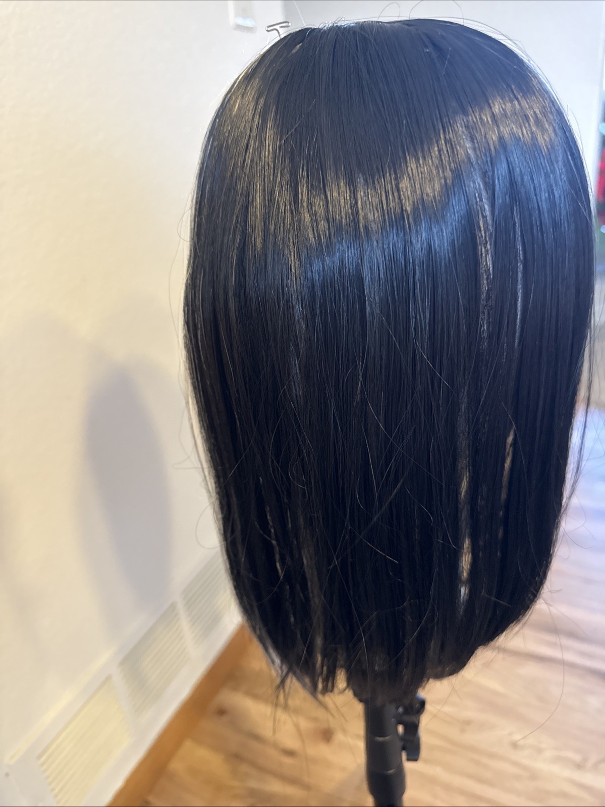 Topper White Black Topper 16” feels Like Real Hair. Wavy 152