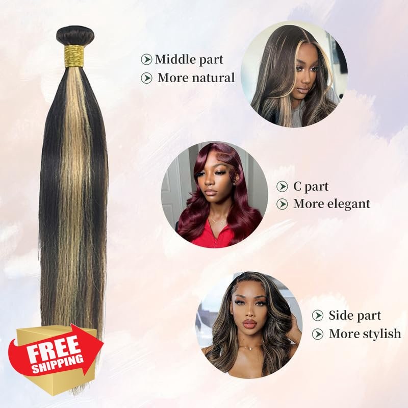 ZLFRJMV highlight hair bundles 18-22″ P1B/30