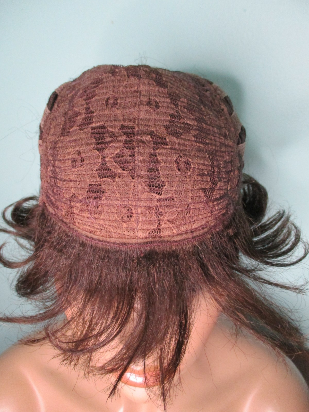 3″ dark brown VINTAGE short shag WIG by CITY ADDITIONS