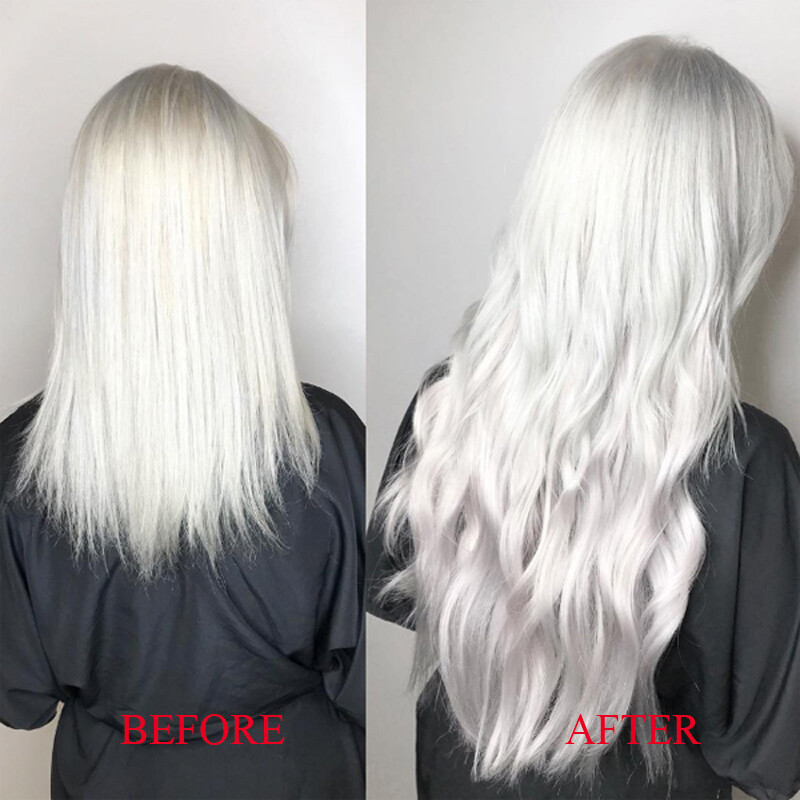 Soft Silky One Piece 100% Remy Human Hair Clip In 3/4 Full Head Extensions THICK