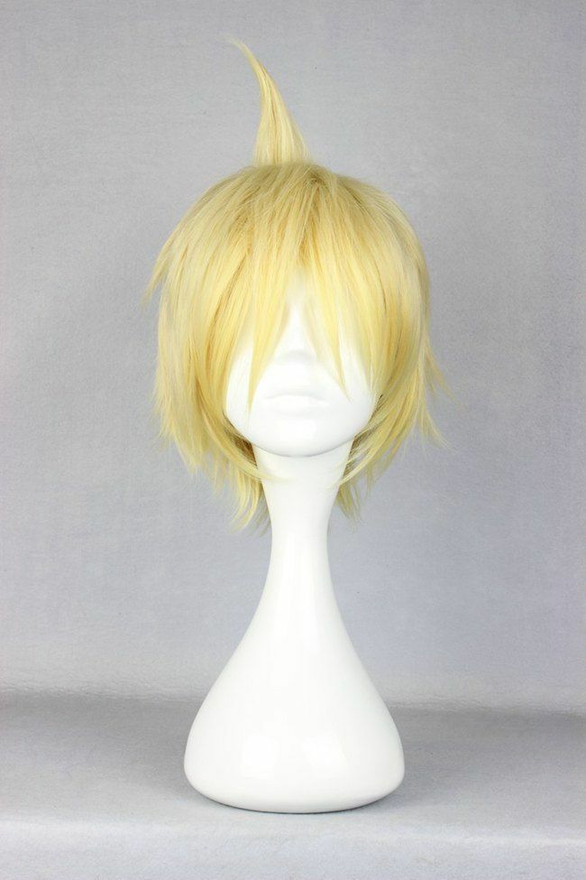 For Cosplay Magi Labyrinth of Magic Ali Baba Saruja Short Blonde Party wig+Cap