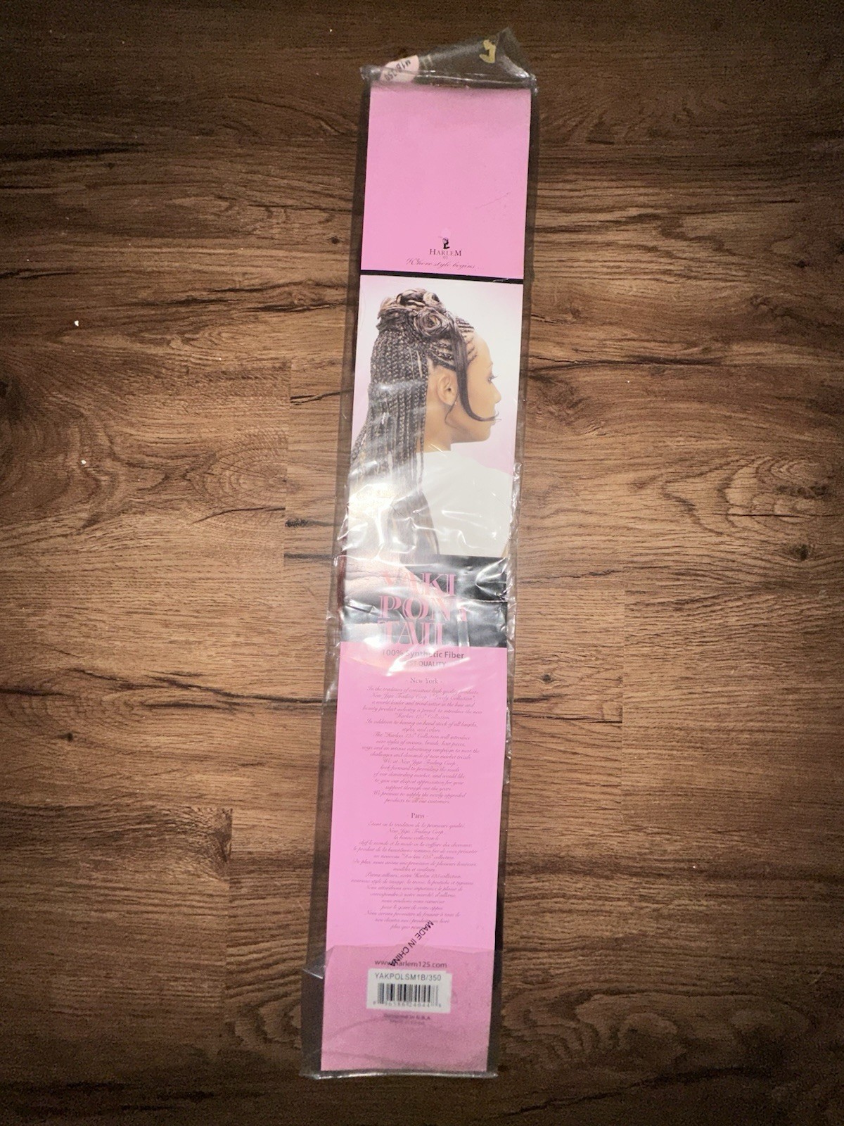 Yaki Pony Synthetic Hair Fiber Color M1B/ 350 NEW! Sealed!