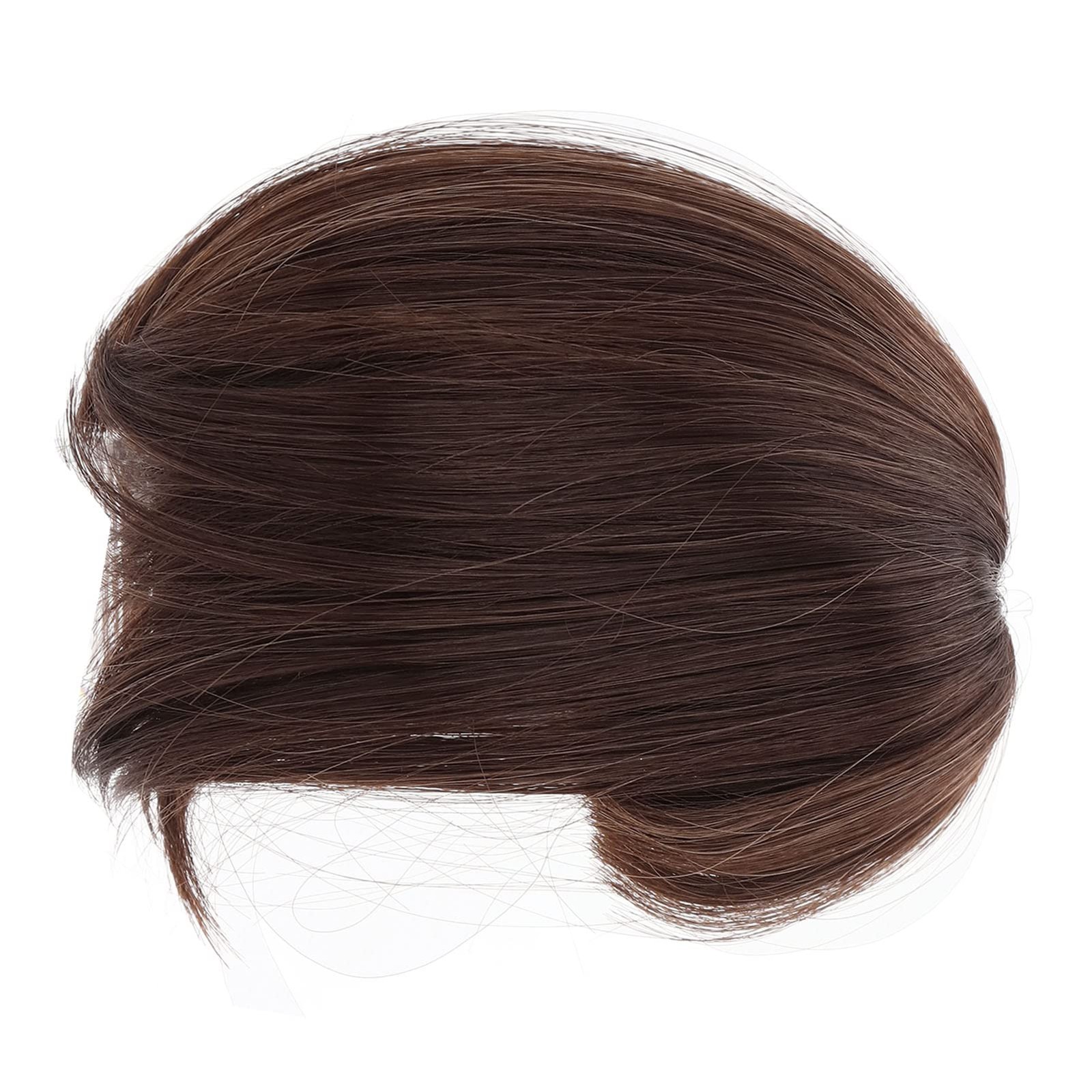 Fdit Doll Wig, Internal 1/3 doll size (21 ~ 24cm / 8.27 ~ 9.45in), Dark Brown