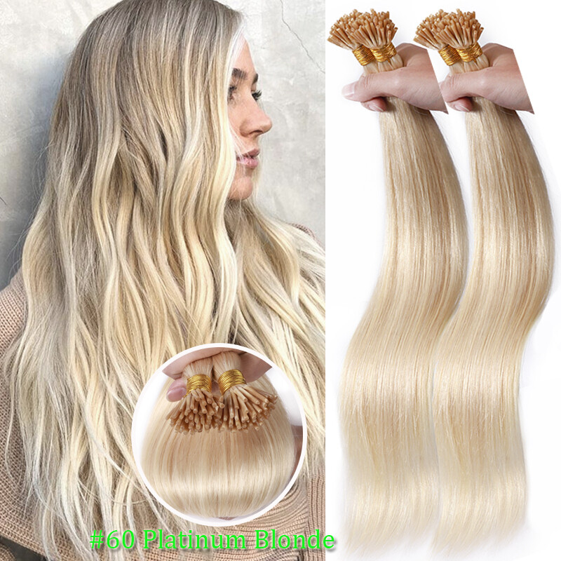 THICK 0.5/1g Stick I Tip Remy Human Hair Extensions Nano Ring Loop 150g Balayage