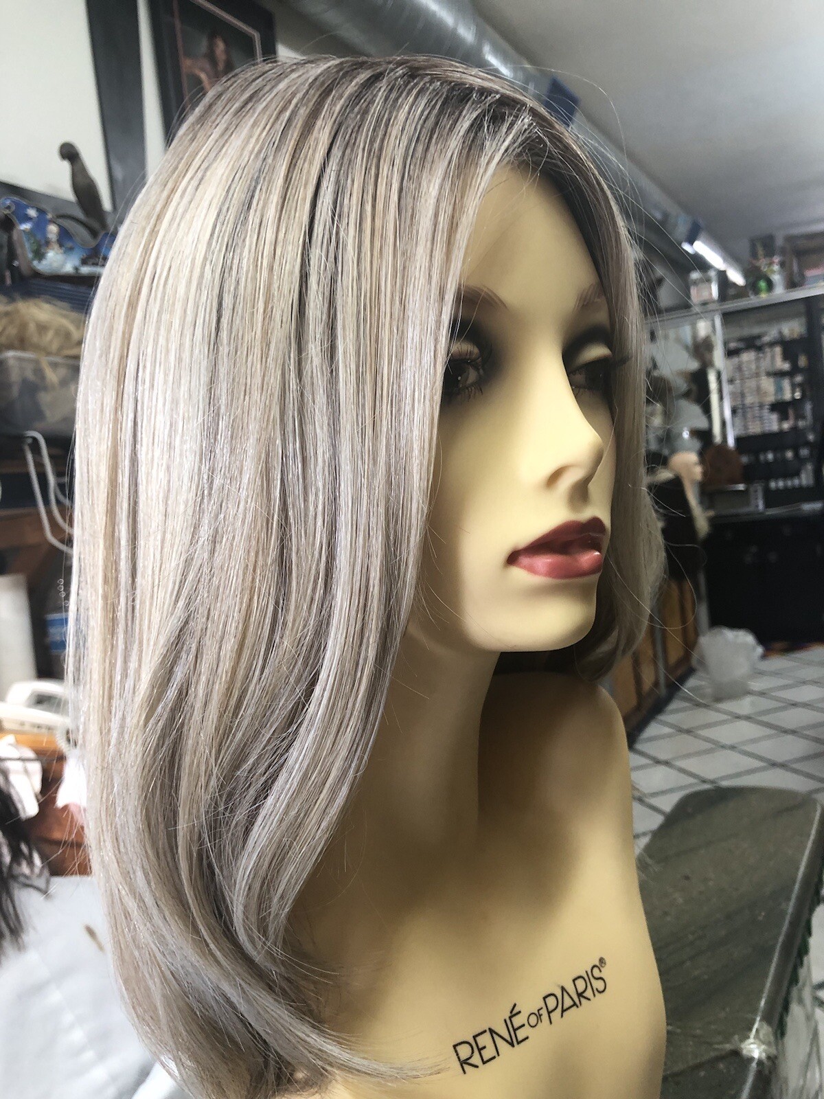 NICE MOVE Raquel Welch Wig RL19/23SShadedBiscuit HeatOK LaceFt MonoPart 5STARS