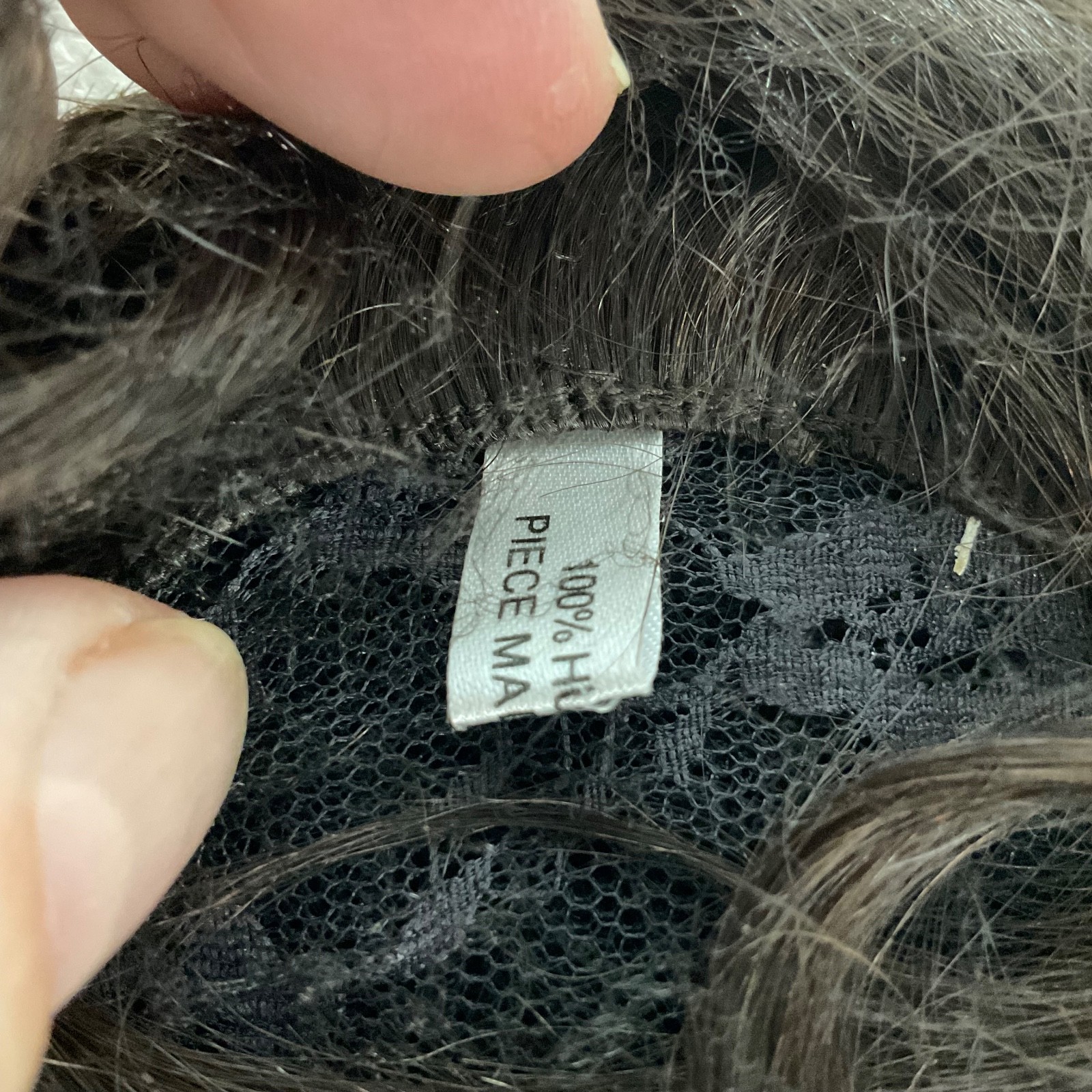 6in Dark Brown Human Hair Bun Extension Clip-In Hairpiece Natural Look