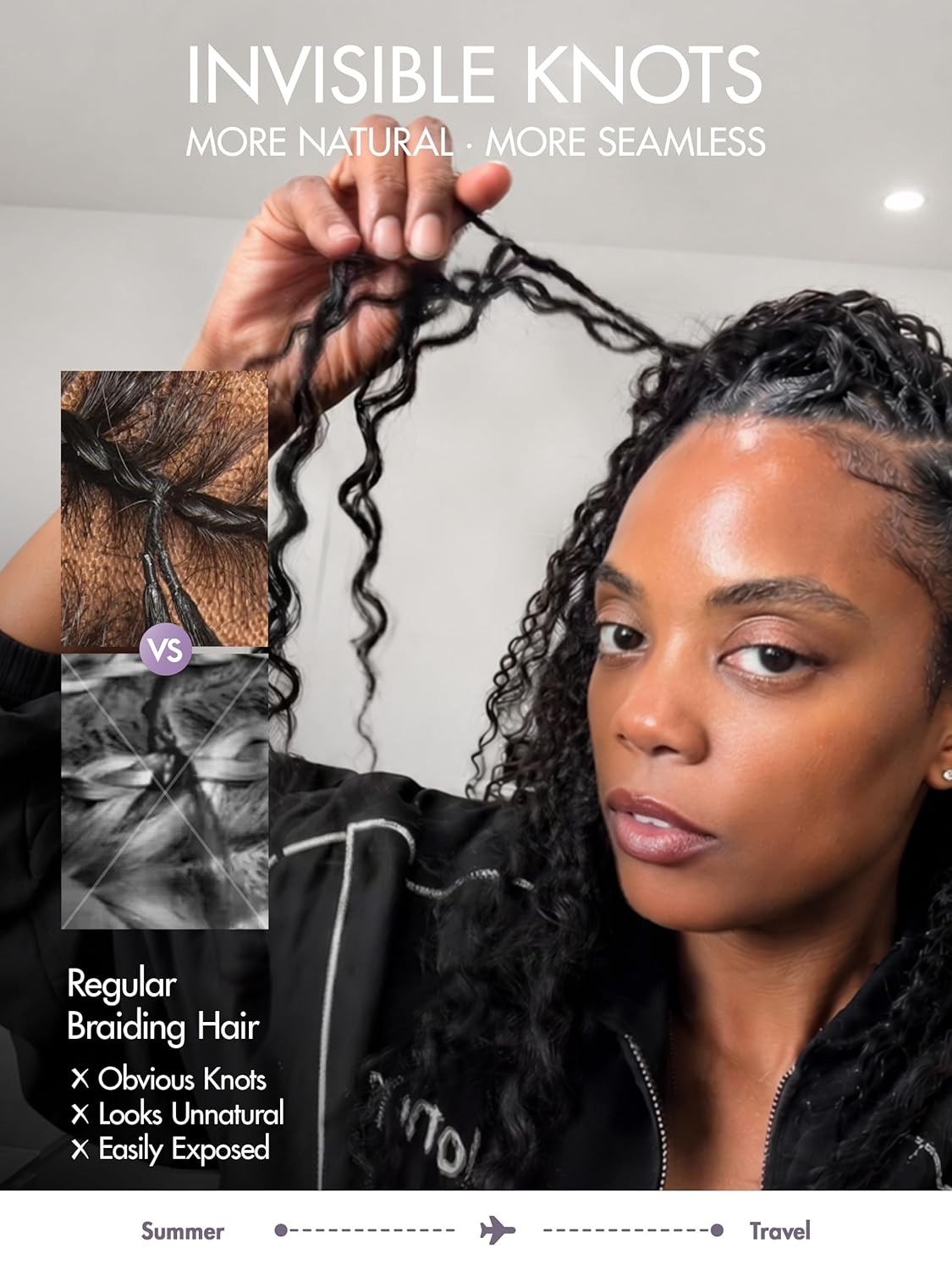 LUVME Burmese Curly Pre-Separated Feather Crochet Hair for Black Women 18 Inch l