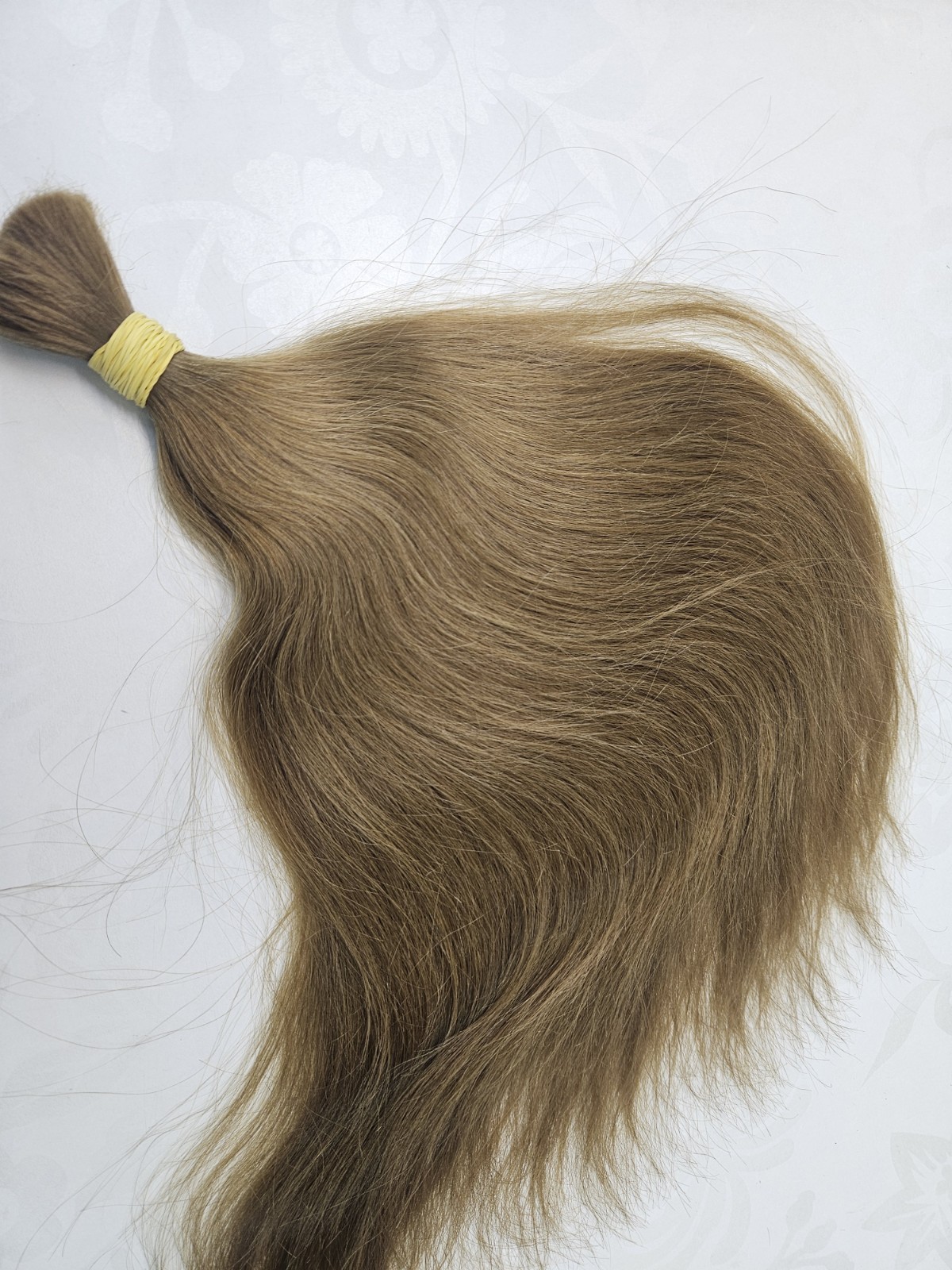VERY SOFT Natural Ukrainian Slavic Hair Extension Brown 45cm/18″ & 95gr/3,35oz
