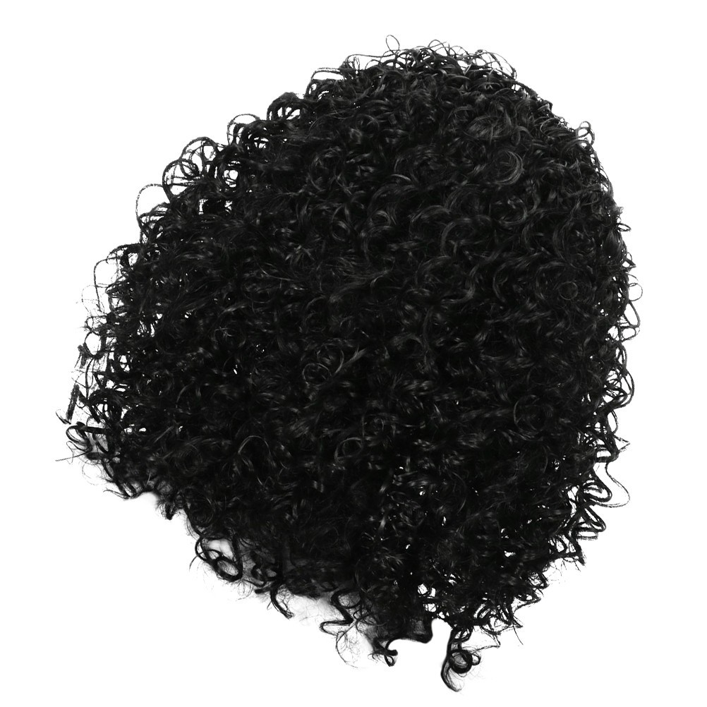 Headband Wig High Temperature Wire Black for Women Theme Parties 1Pack 16 Inches