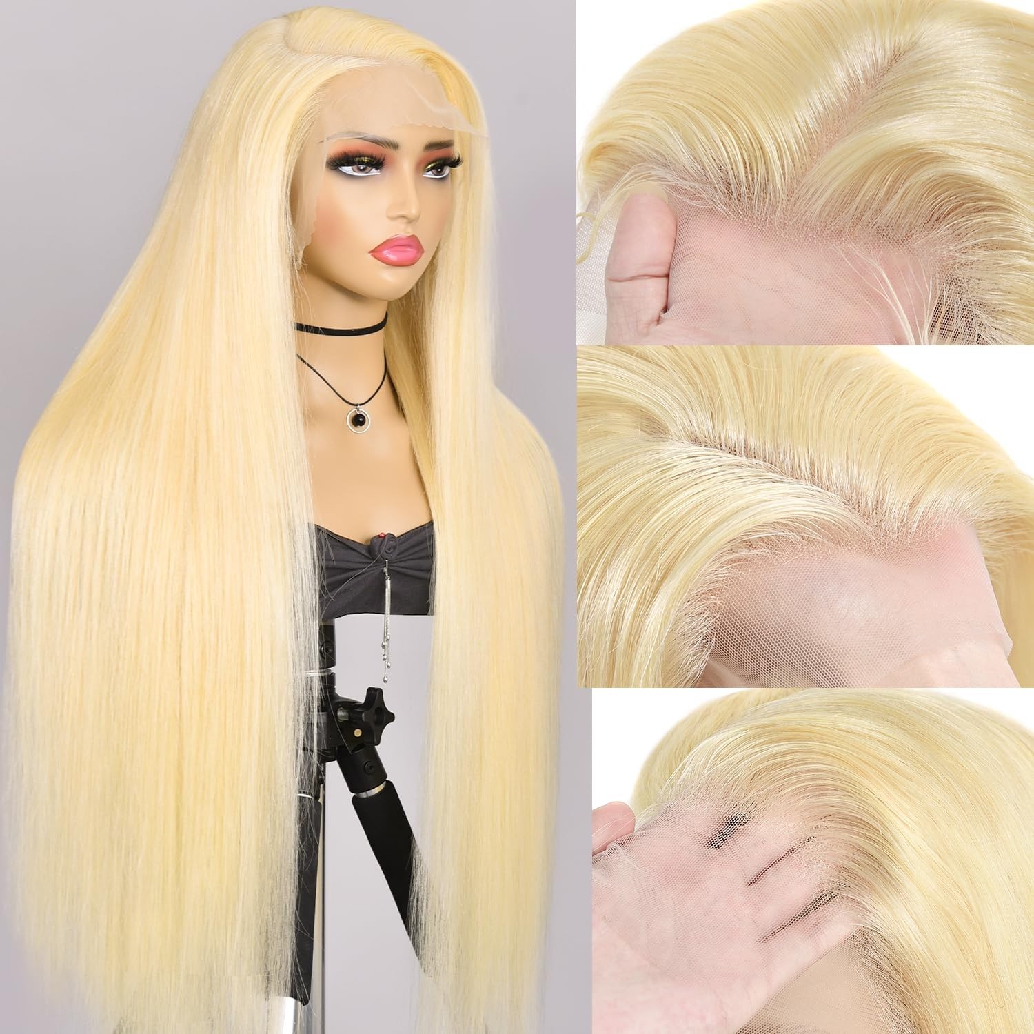 Brazilian Virgin Blonde Wig Human Hair | 13×6 Lace Front