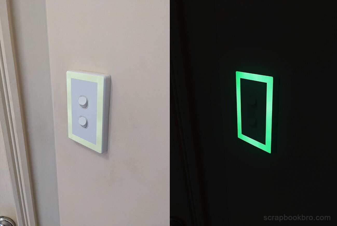 10mm x 3m Luminous Fluorescent Tape Glow In The Dark Night Self-adhesive Safety