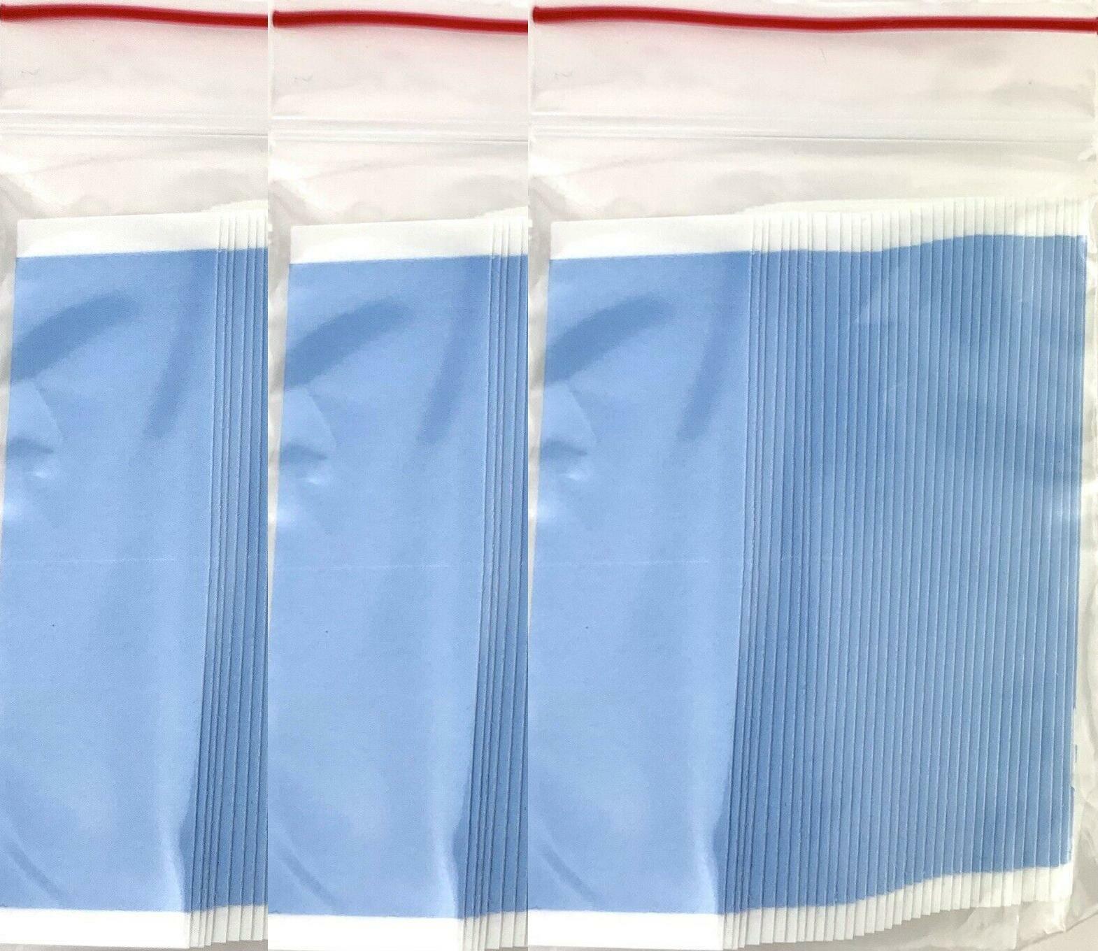 DOUBLE SIDED TAPE BLUE LINER STRAIGHT WIG 1″ X 3″-108 PCS BY WALKER TAPE CO