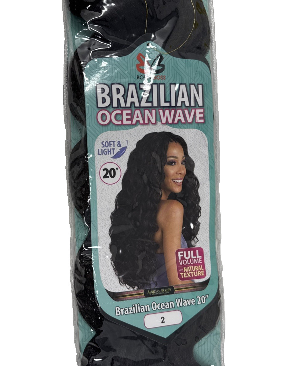 Bobbi Boss Hair, Brazilian Ocean Wave, Soft And Light, 20”, Color 2