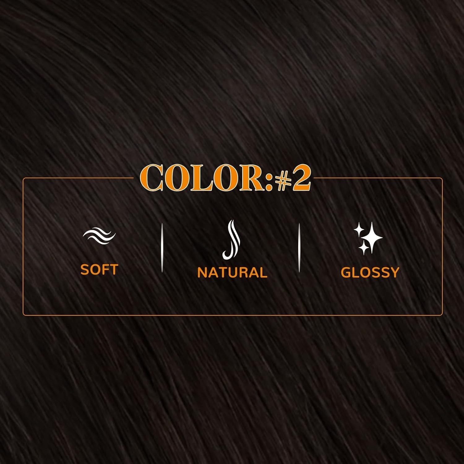 Easyouth PONYTAIL 12in #2 BROWN Hair Extensions – PY_2_12_70G4