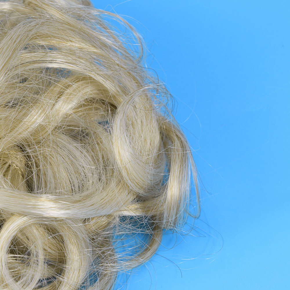 Pony Tail Hair Extension Hairpieces Scrunchie Wave Curly Synthetic Hairpieces