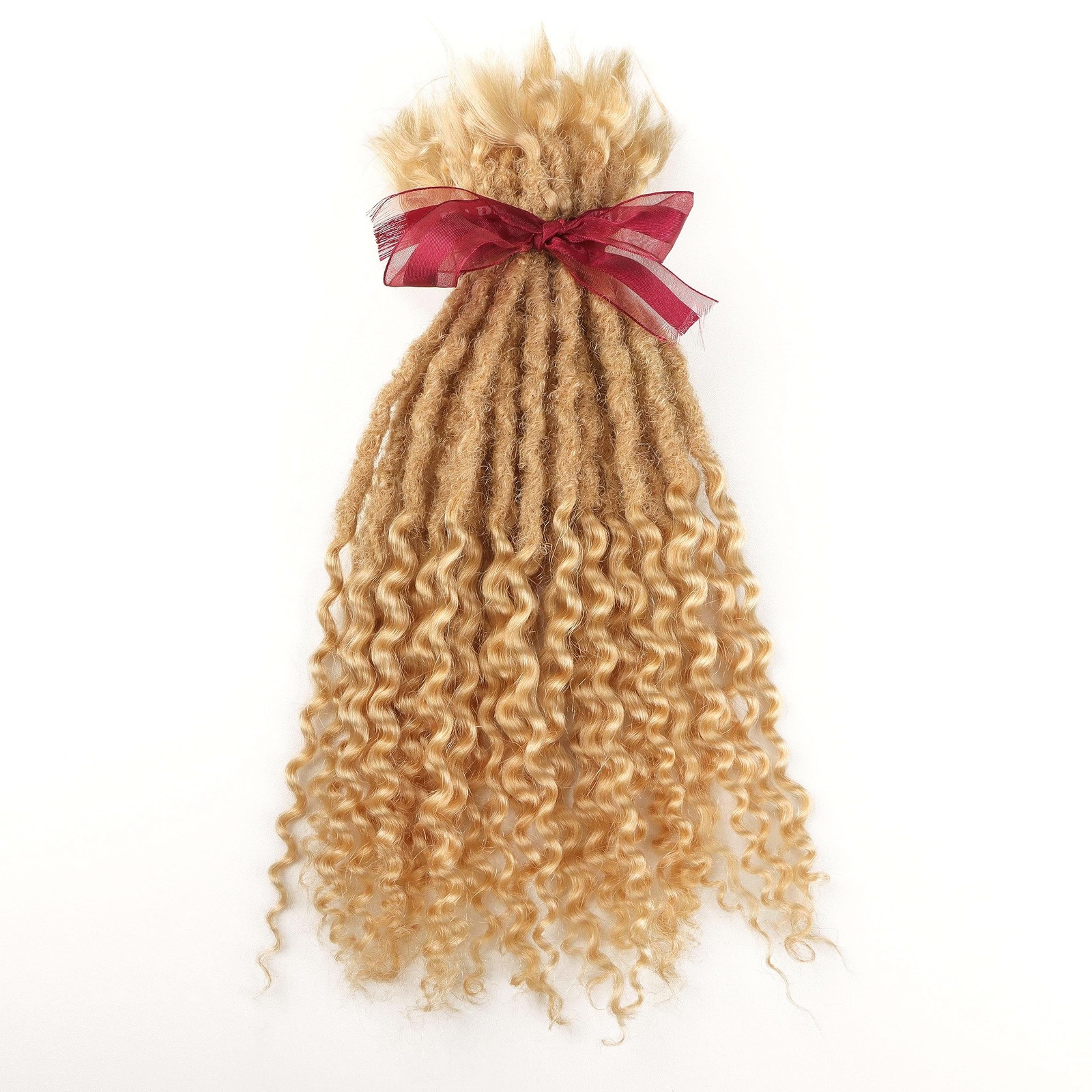 Orientfashion Curly End Human Hair Dreadlocks Extensions Goddess Locs Human