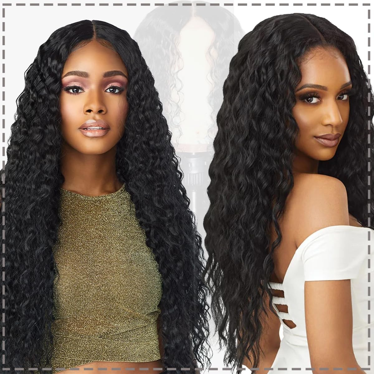 26inch Wigs High Temperature Fiber Material Loose Curly Wig For Women