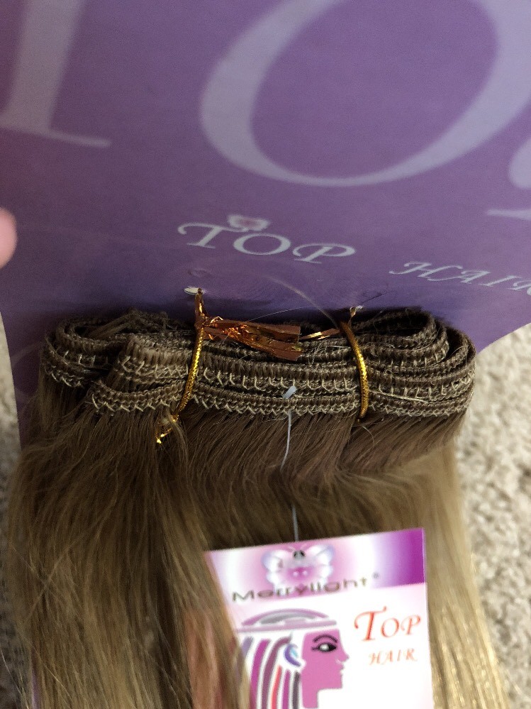 Merrylight Top Hair Unprocessed 100% Human Hair Straight Hair Wefts 100g