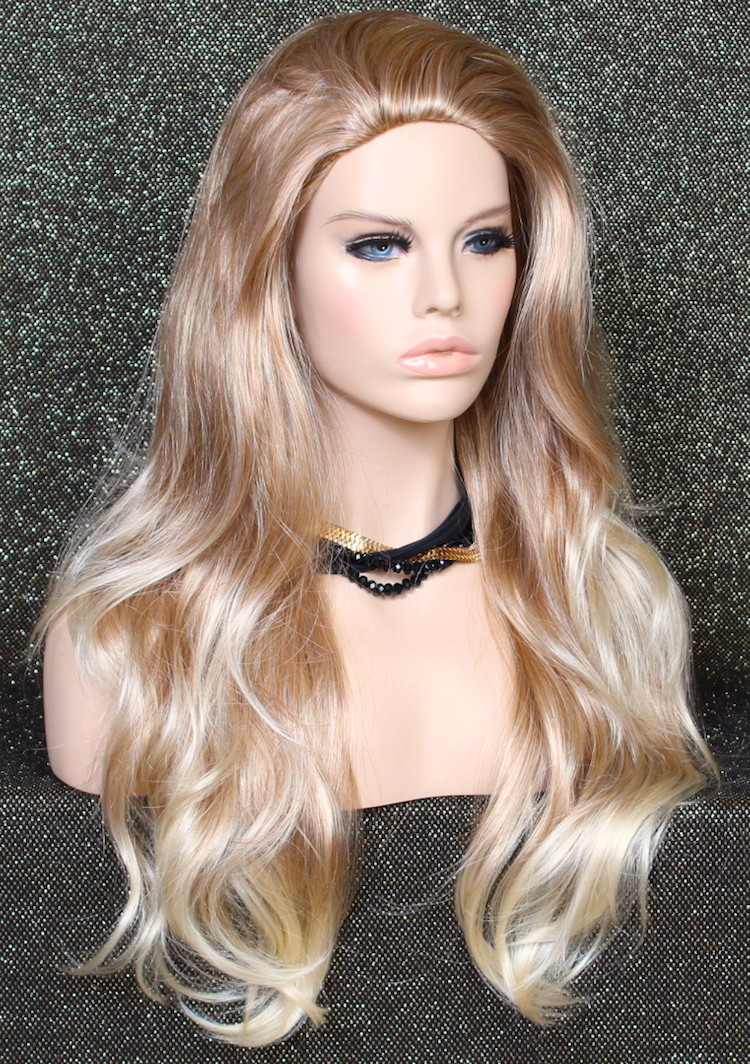 Luscious Layered extra long fox Strawberry Blonde mix WIG WAAH 27T613